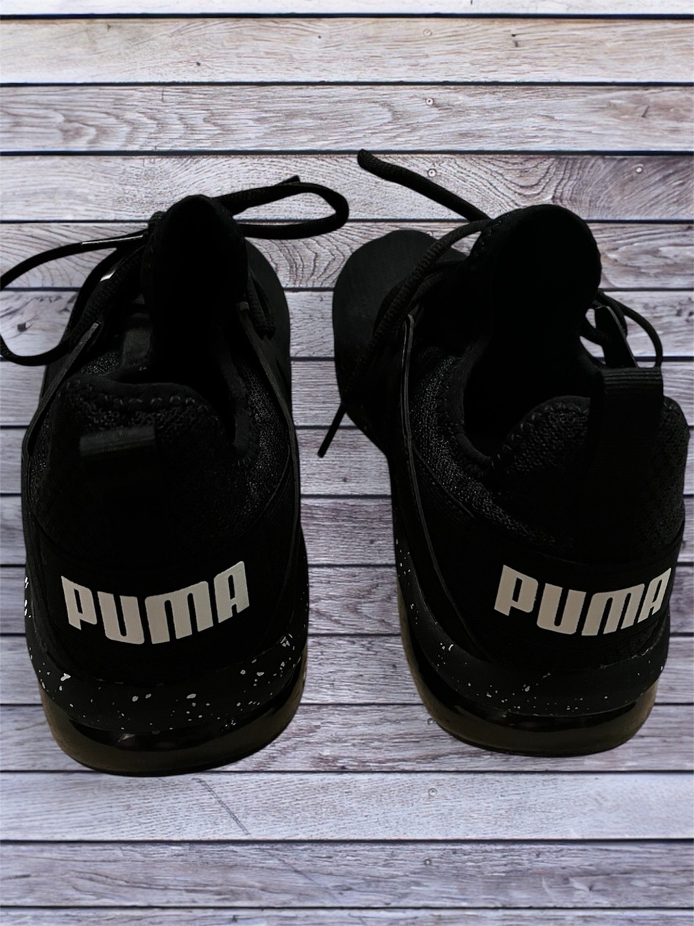 NWOT Puma Men's Black Low-Top Sneakers Soft Foam Optimal Comfort 13 - Picture 3 of 6